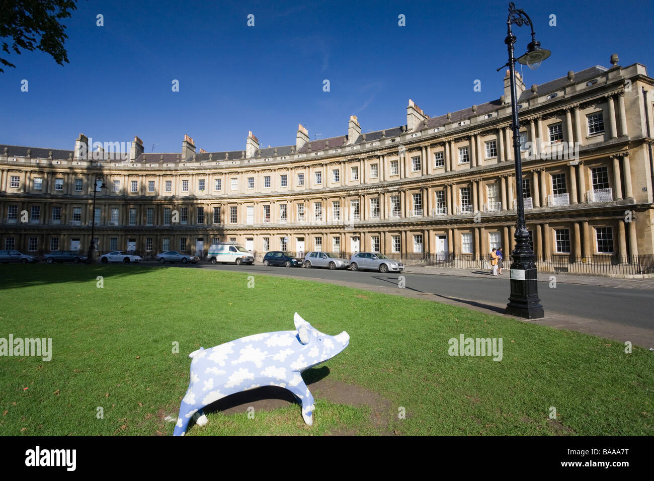 the Circus Bath Somerset England uk Stock Photo - Alamy