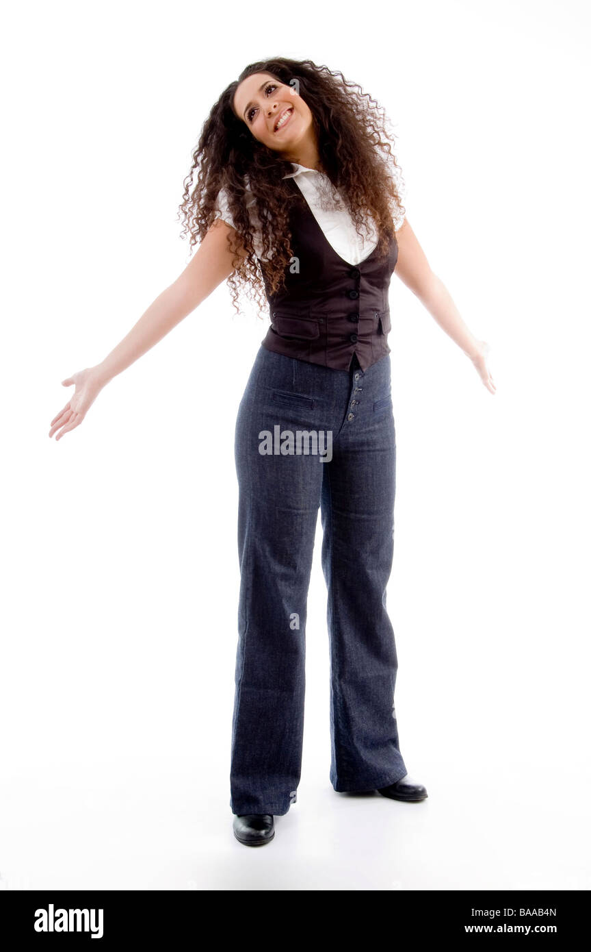 Beautiful female model posing in hi-res stock photography and images ...