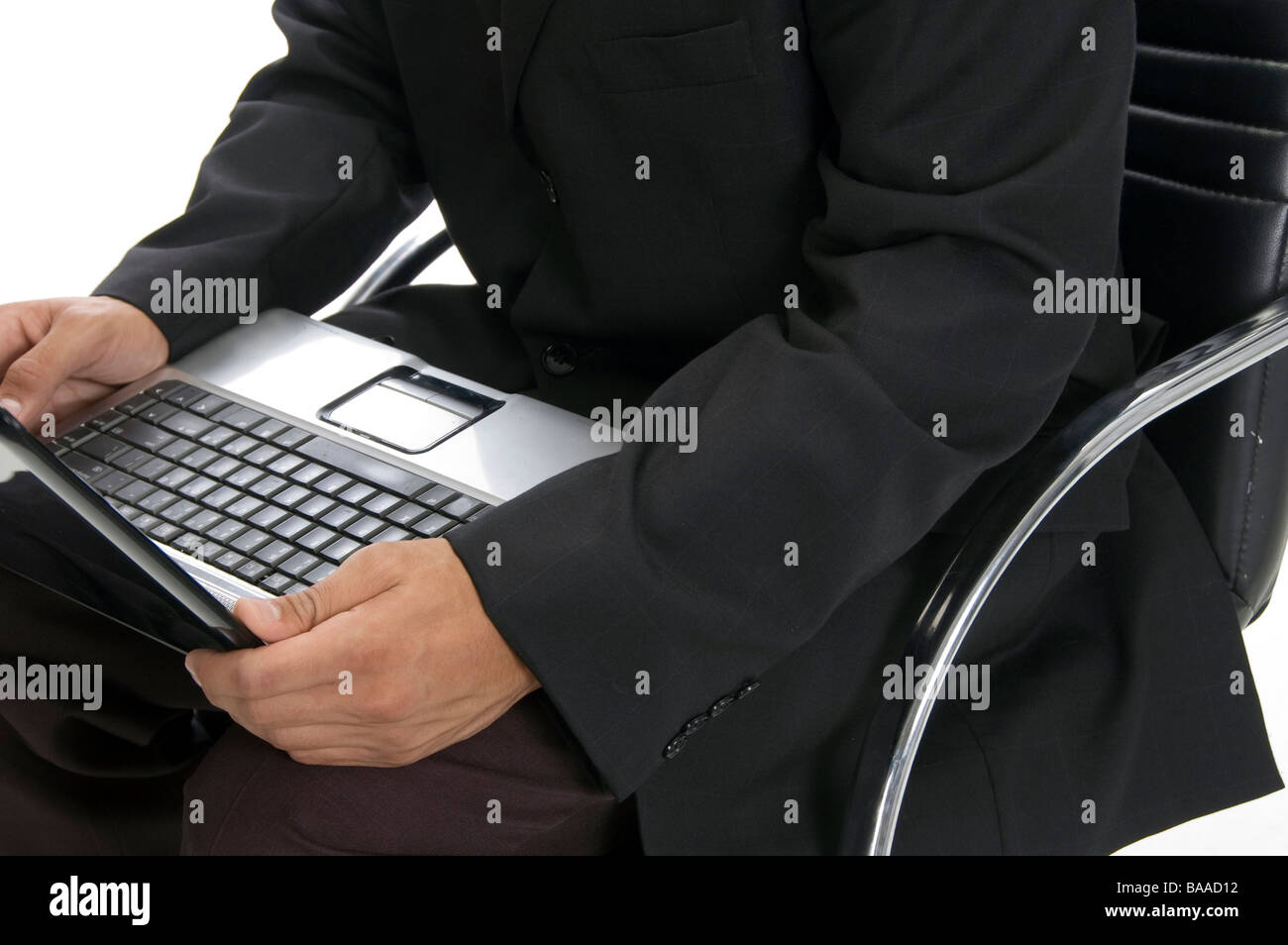 Caucasian male hands typing hi-res stock photography and images - Alamy