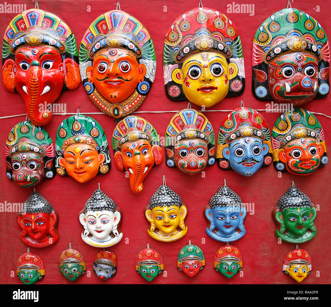 Demon mask nepal hi-res stock photography and images - Alamy