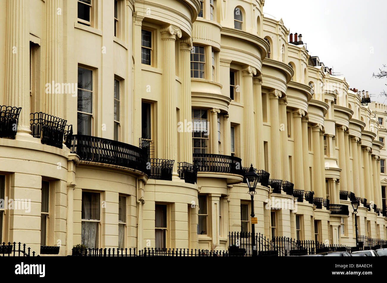 Regency style properties in Hove Stock Photo - Alamy