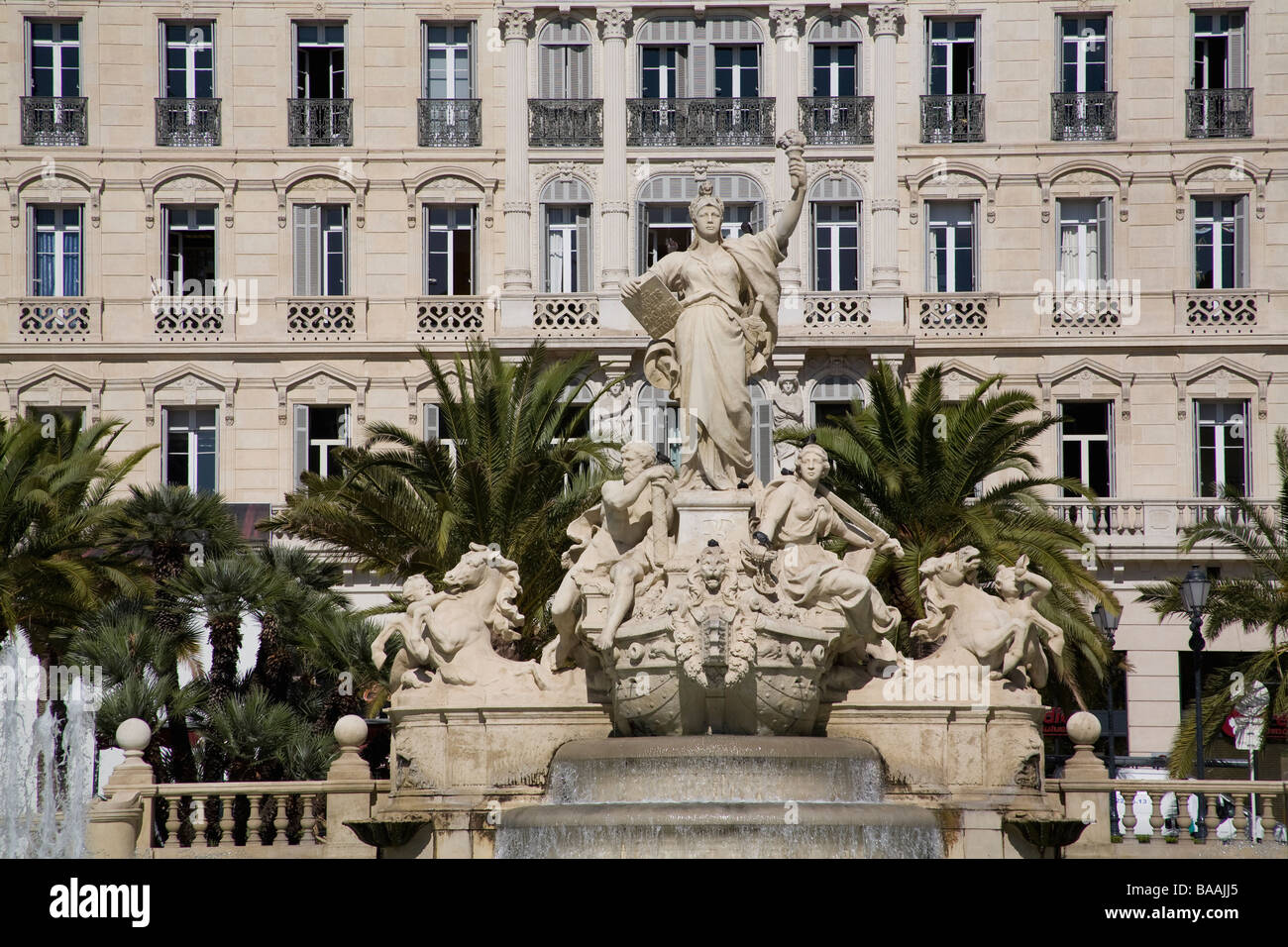 Place de la Liberté, Toulon France Stock Photo