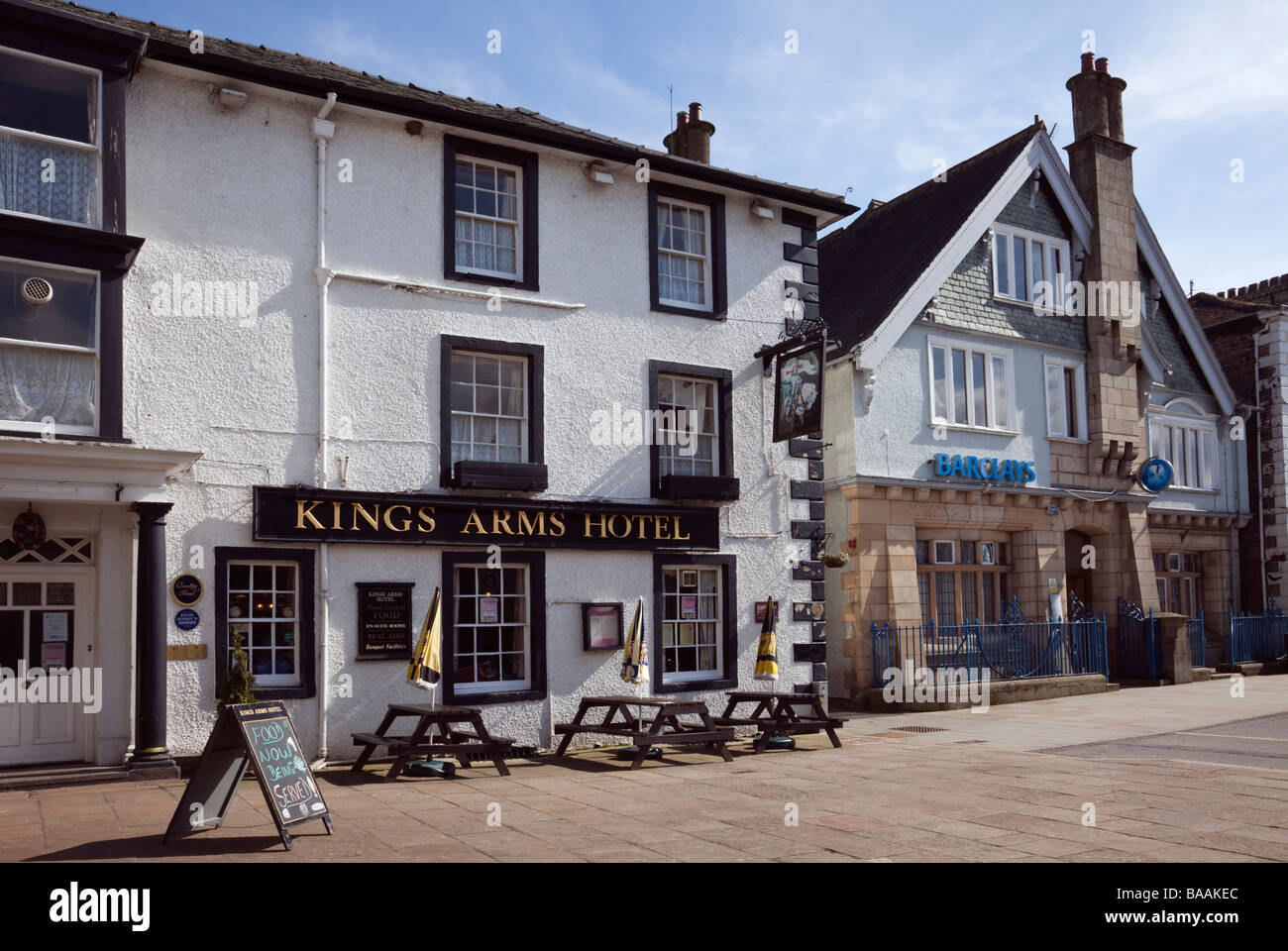 King's Arms pub in attractive old market town centre. Kirkby Stephen