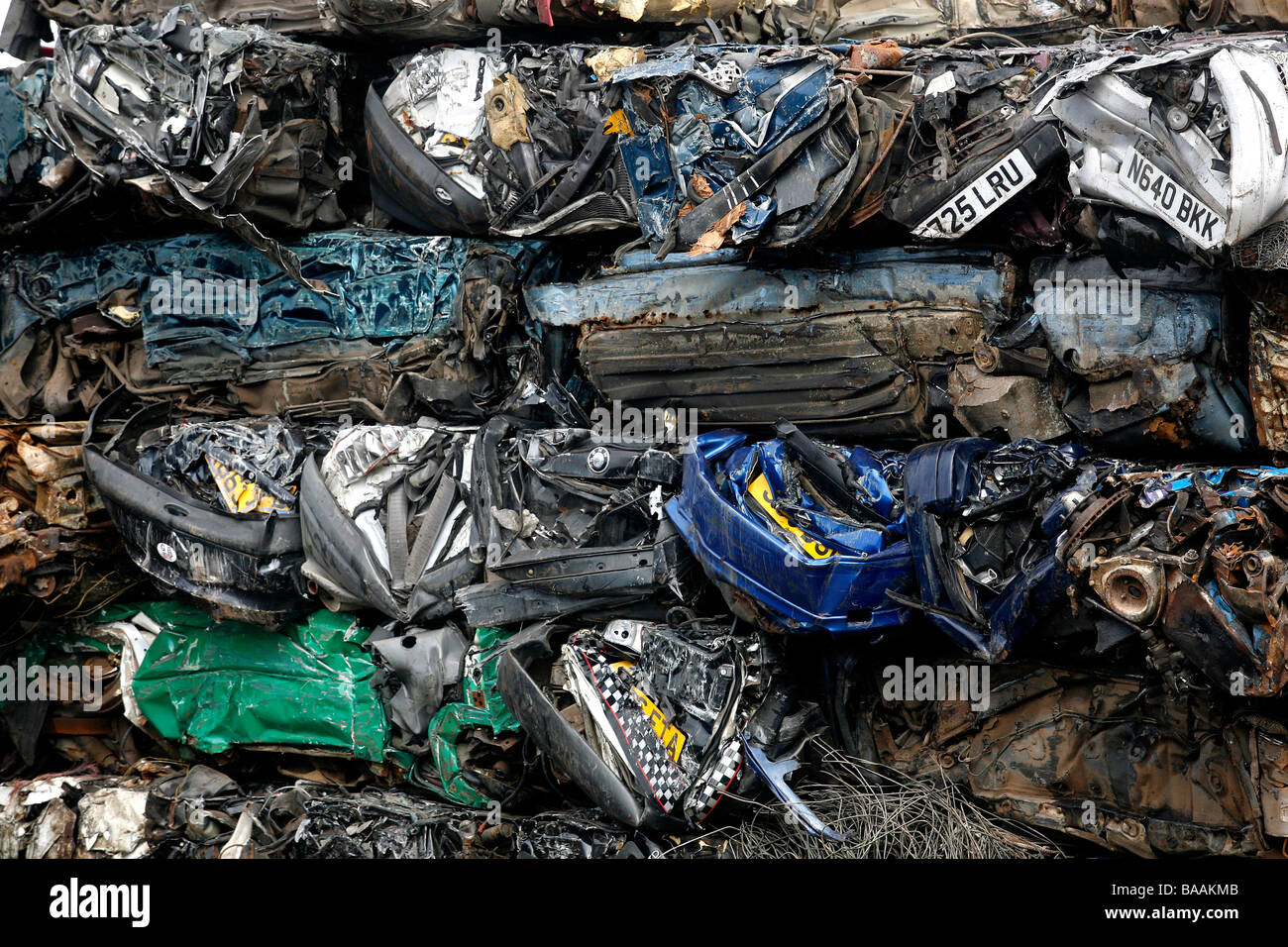 Car scrapyard hires stock photography and images Alamy