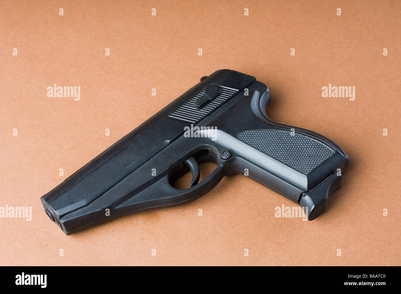 Close-up of a handgun Stock Photo