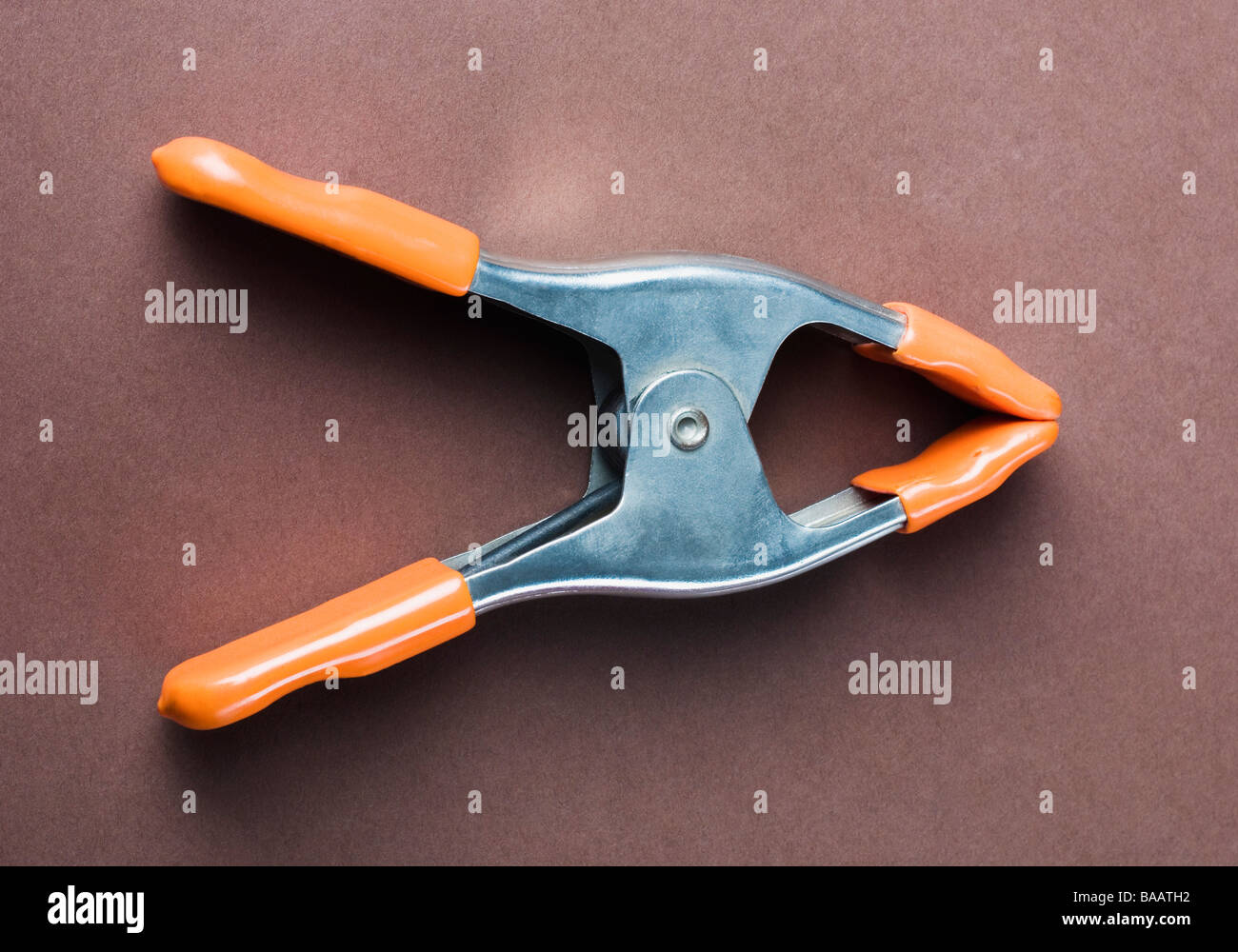 Close-up of a clothespin Stock Photo