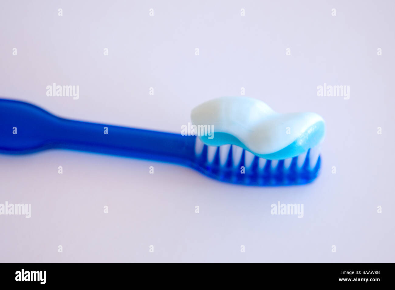 Toothbrush with toothpaste Stock Photo Alamy