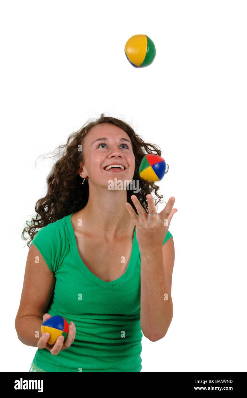 Juggling Balls Woman Stock Photos & Juggling Balls Woman Stock Images