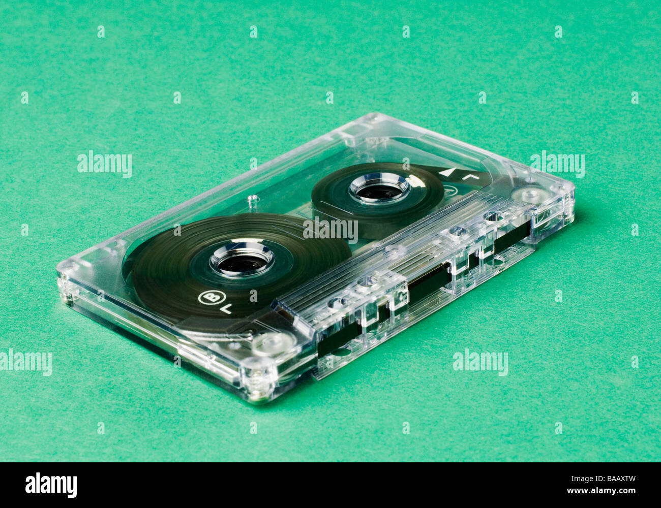 Closeup of an audio cassette Stock Photo Alamy