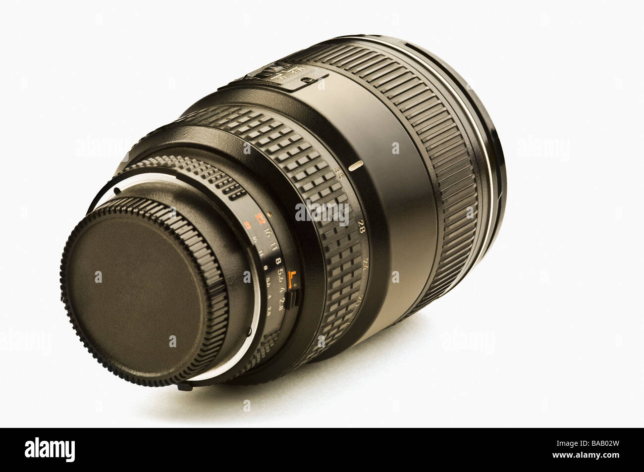 Close-up of a photographic lens Stock Photo