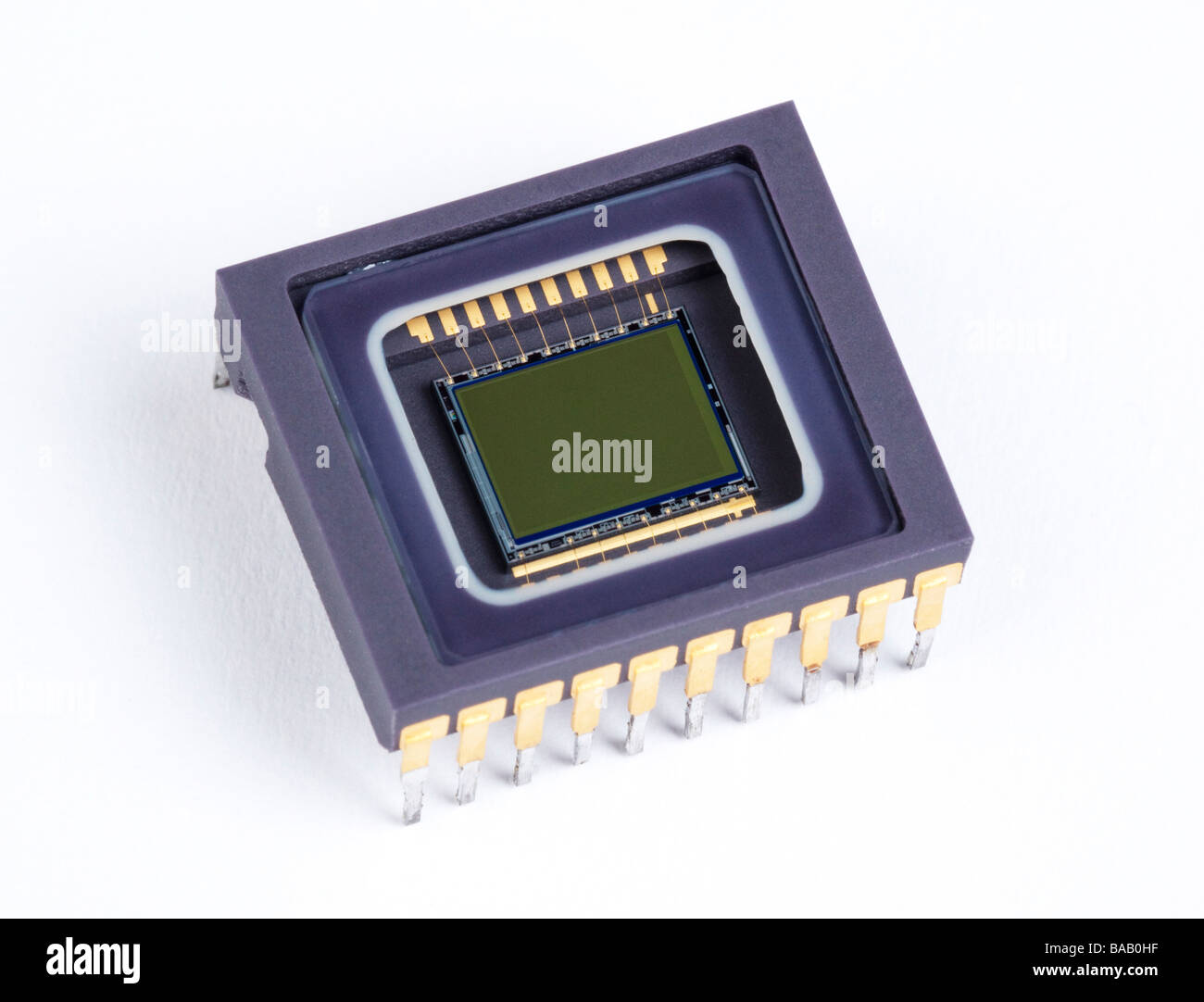 Sony CCD (charge coupled device) image sensor for digital cameras and video Stock Photo