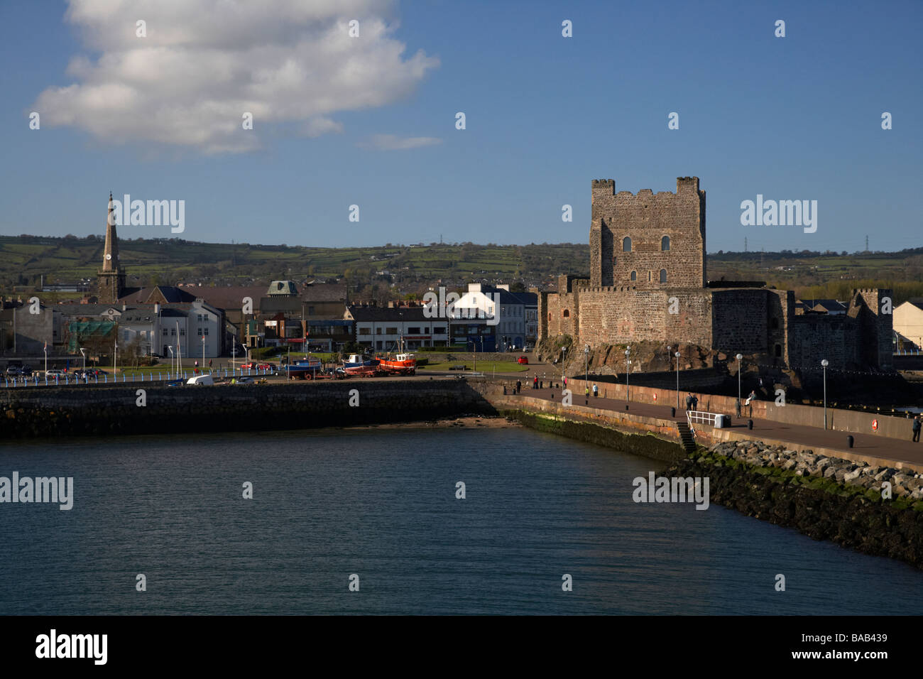 Carrickfergus from east pier hires stock photography and images Alamy