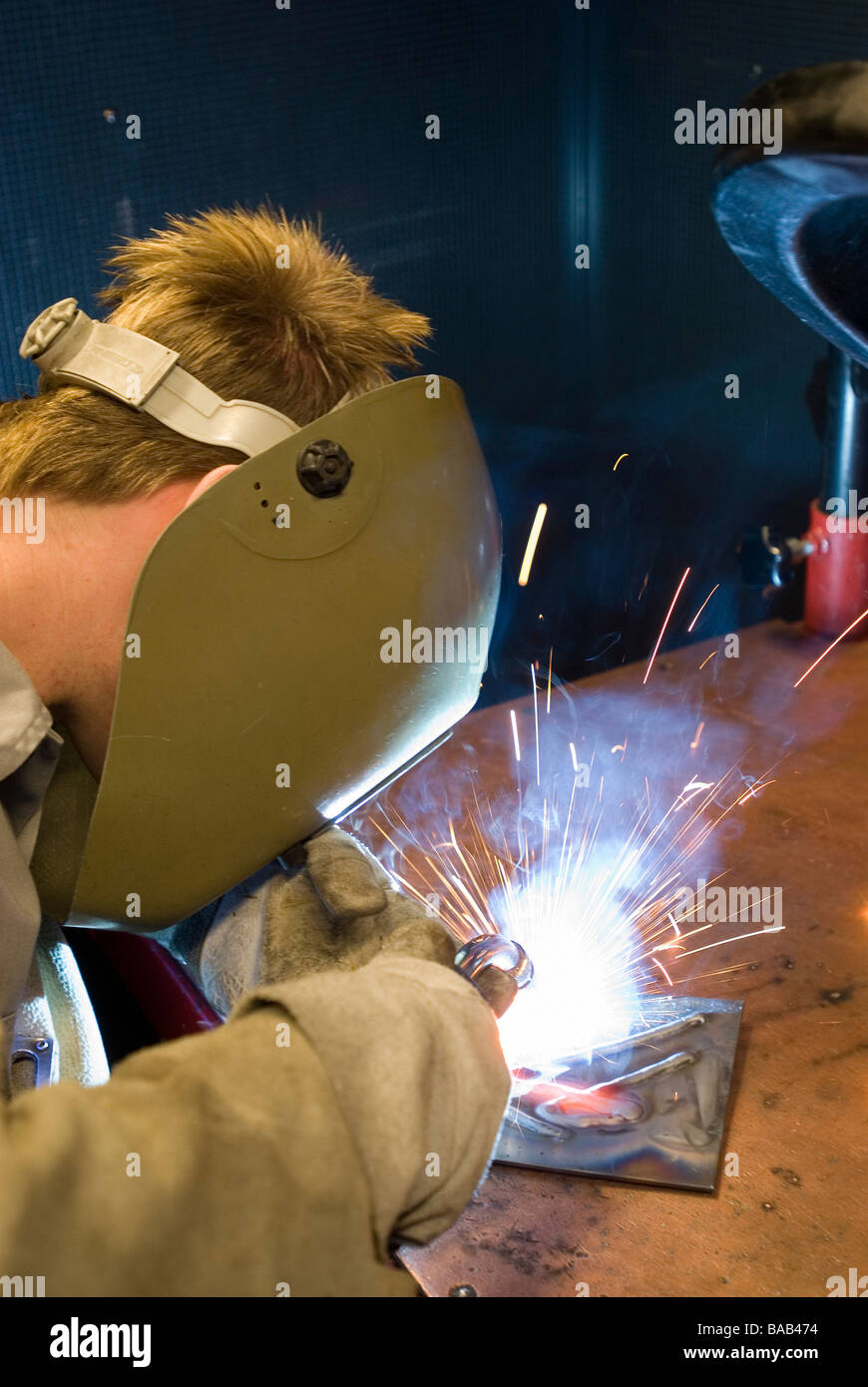 Trainee at Audi training workshop, Ingolstadt, Germany Stock Photo - Alamy