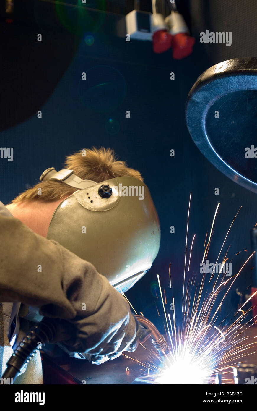 Trainee At Audi Training Workshop Ingolstadt Germany Stock Photo Alamy