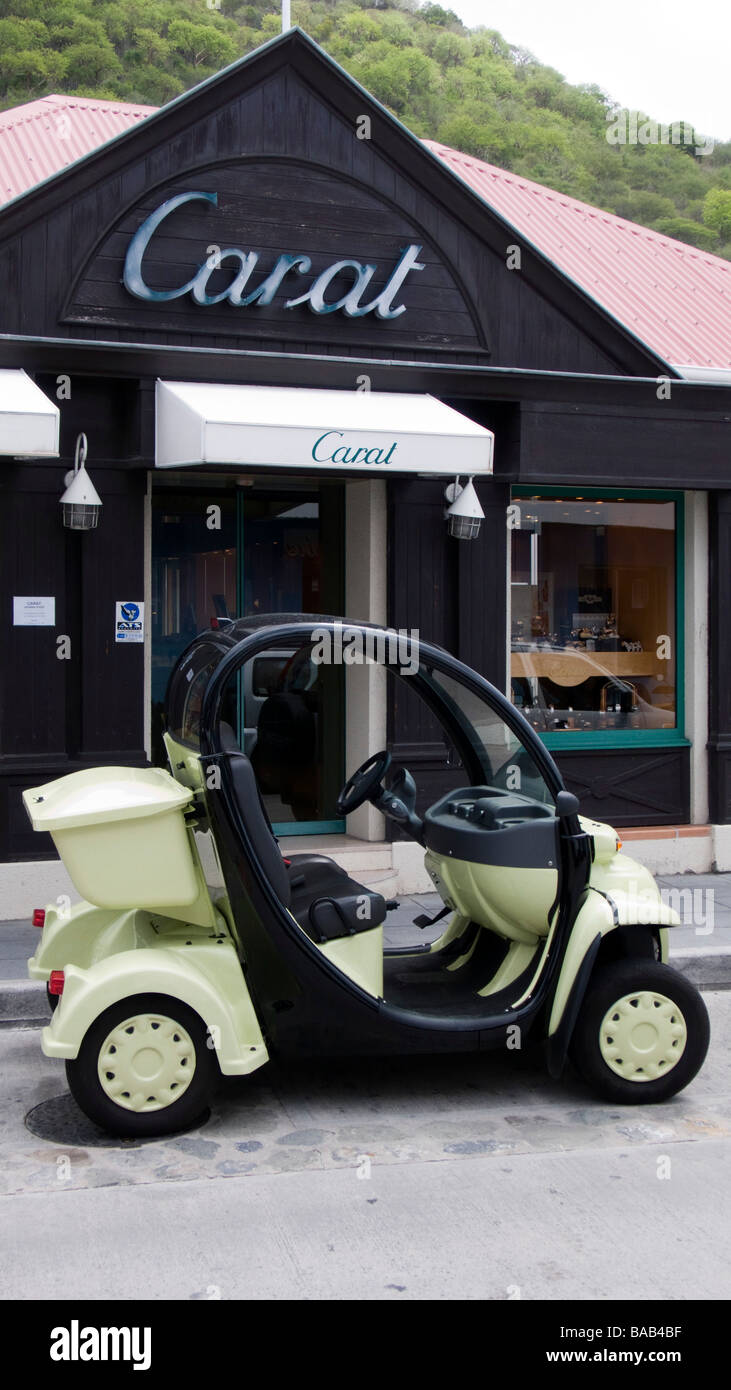 GEM electric car St Barts Stock Photo