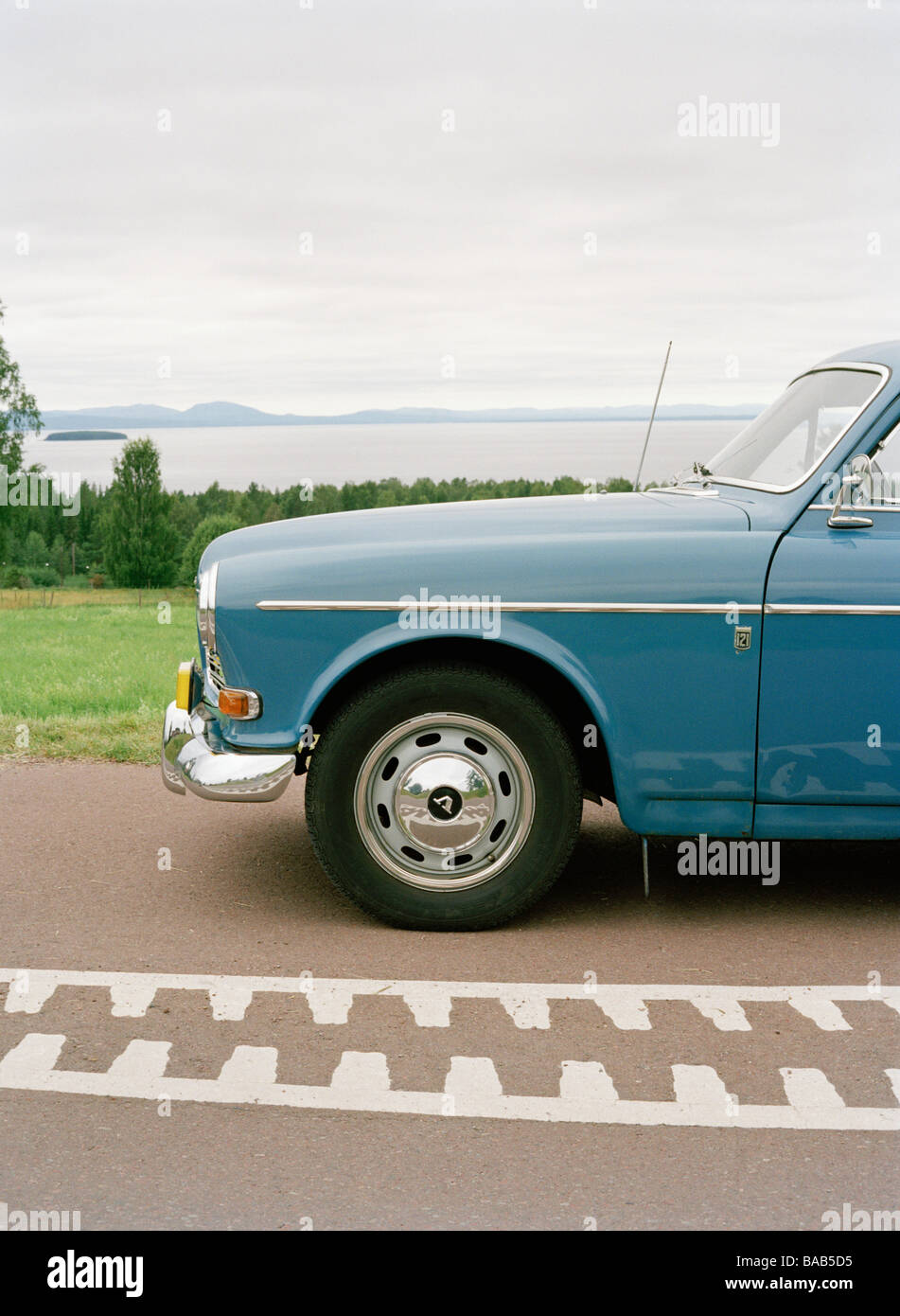 An Old Volvo Amazon Sweden. Stock Photo