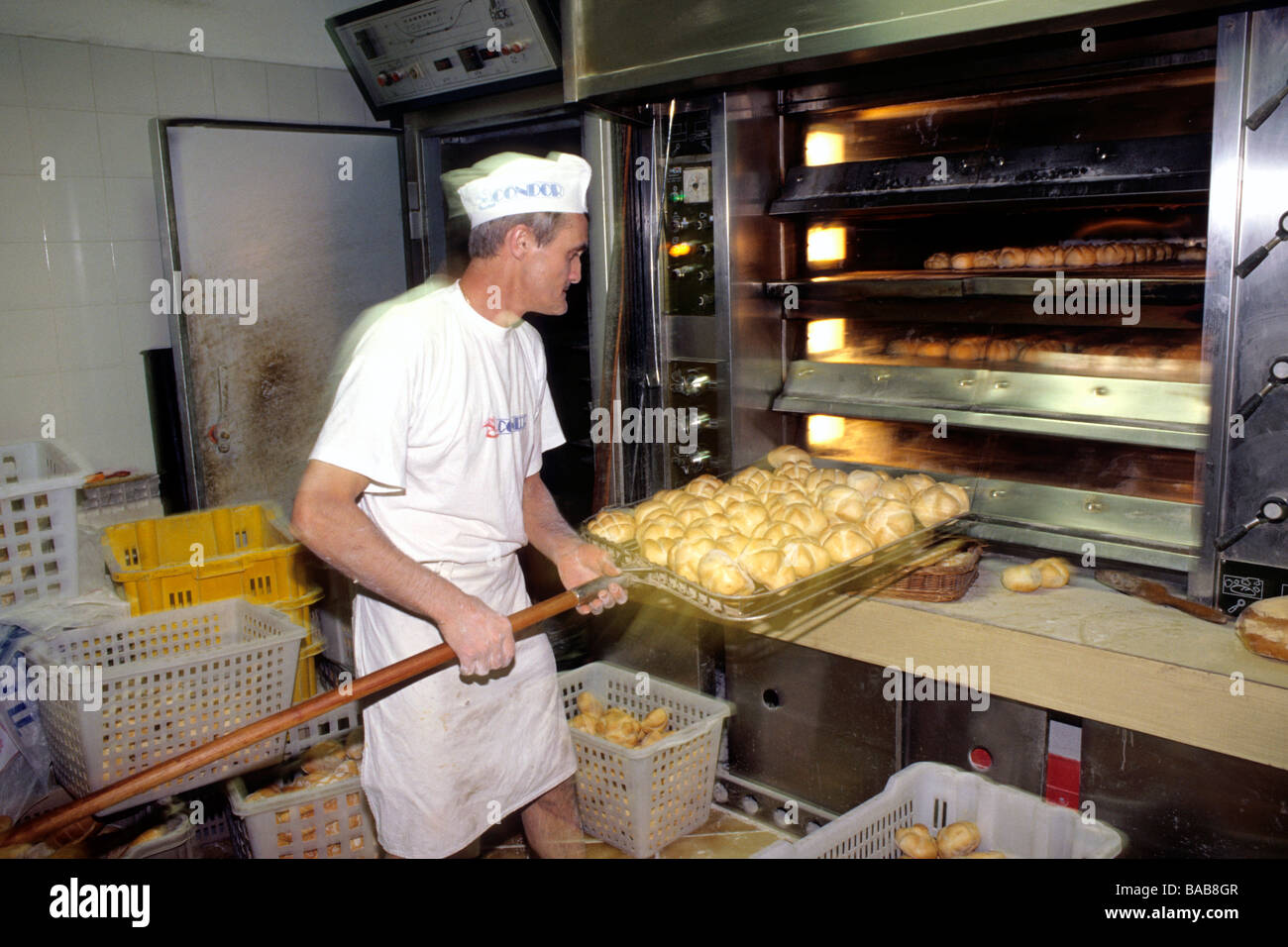 Baker working at night hi-res stock photography and images - Alamy