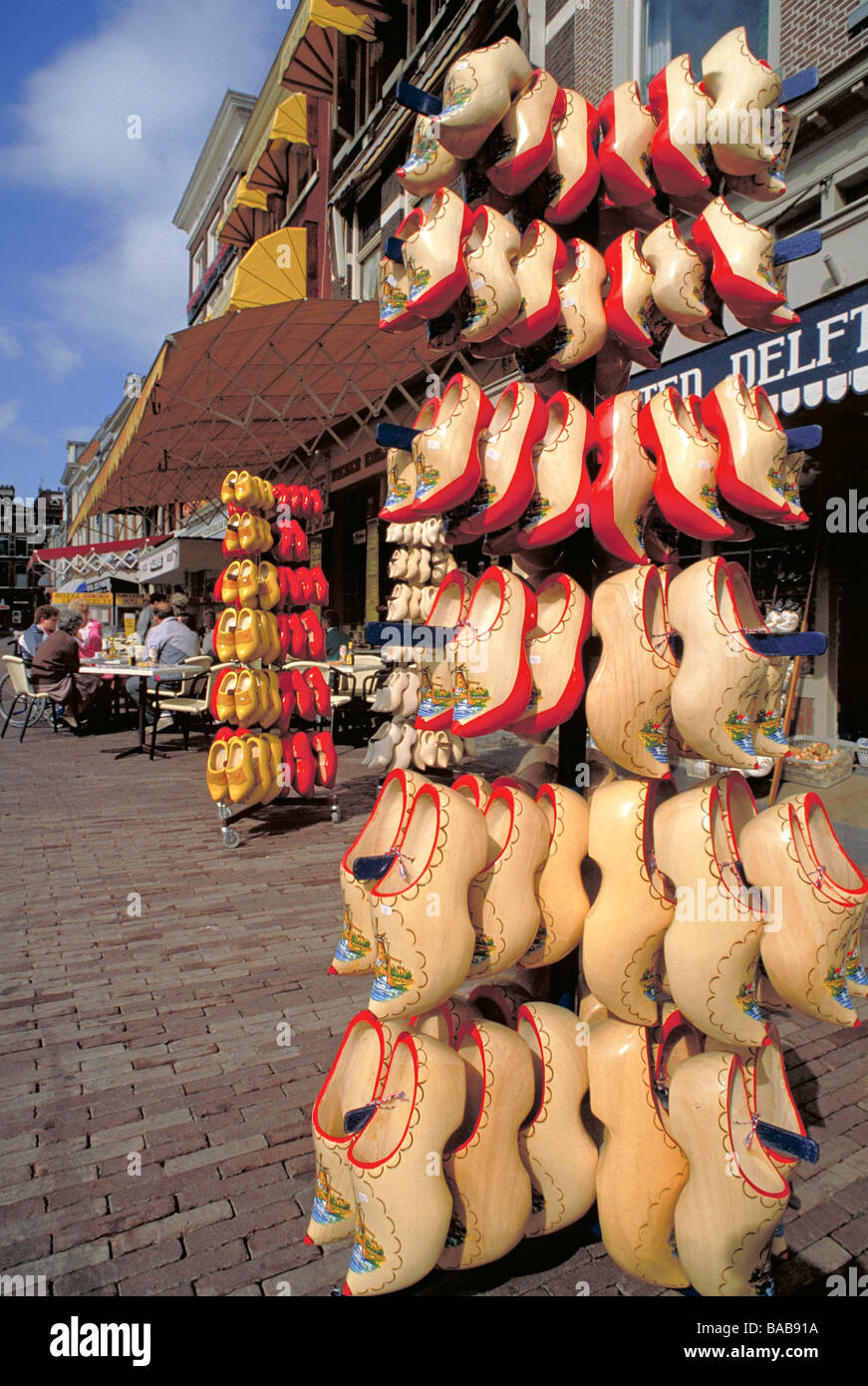 Elk129 6590 Netherlands Delft Dutch wooden shoes Stock Photo