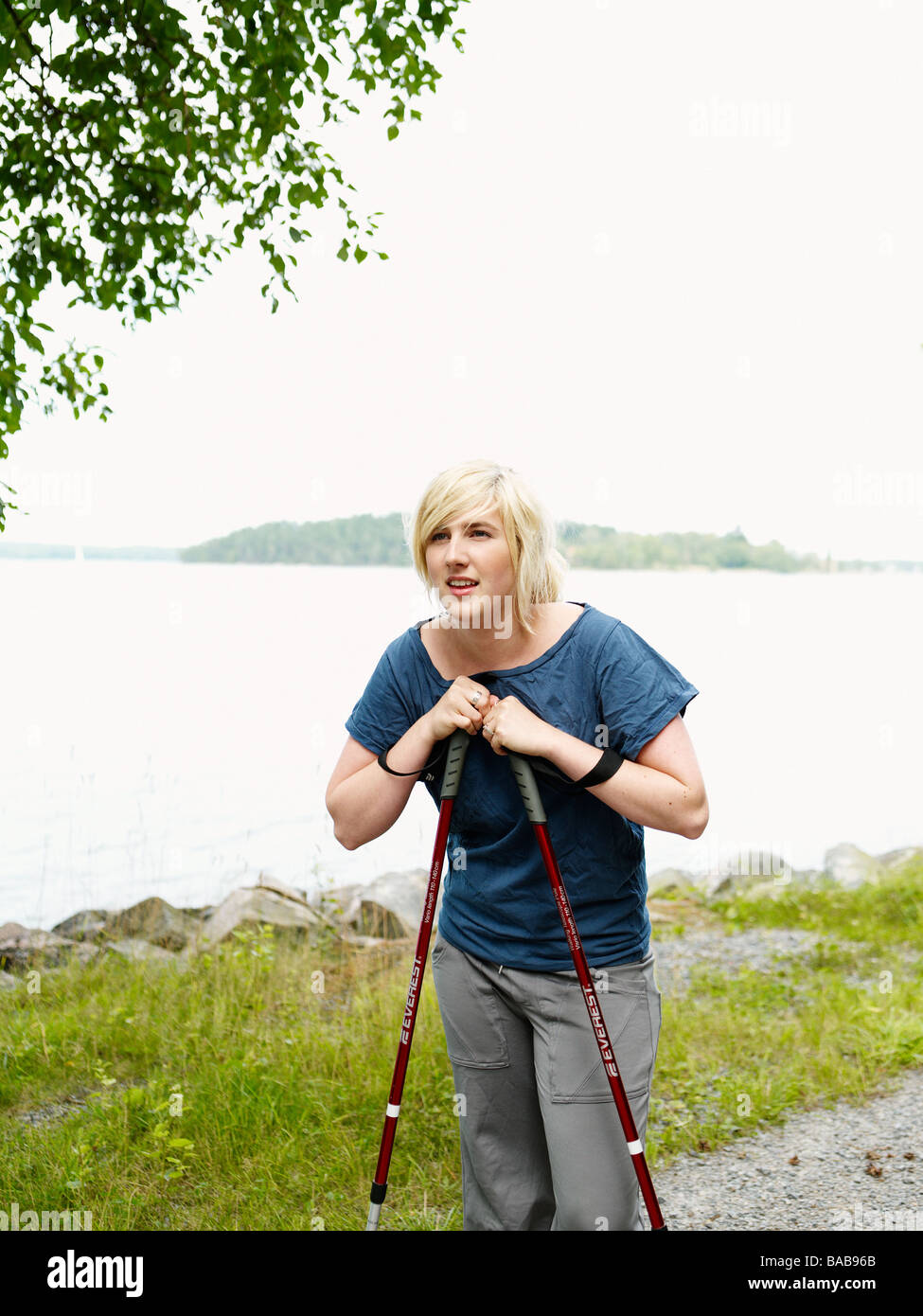 ladies walking poles