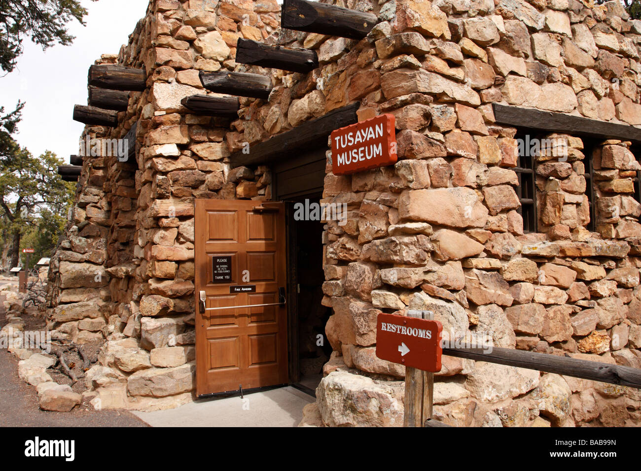 entrance to the tusayan museum south rim grand canyon national park