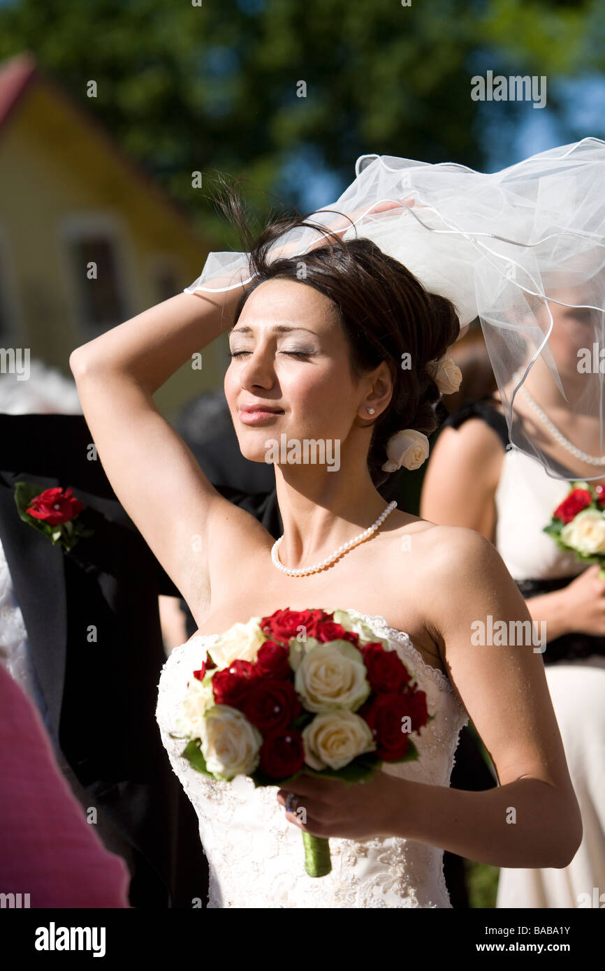 A bride Sweden. Stock Photo