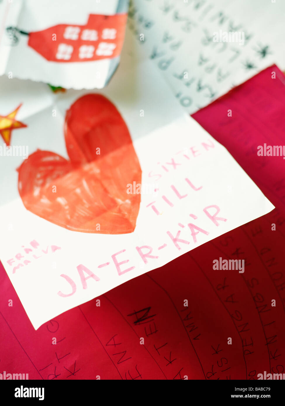 Colorful illustrations drawing by child hi-res stock photography and ...