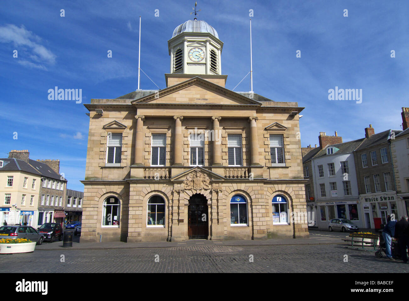 Kelso Town Hall, Borders, Scotland built in 1816 Stock Photo