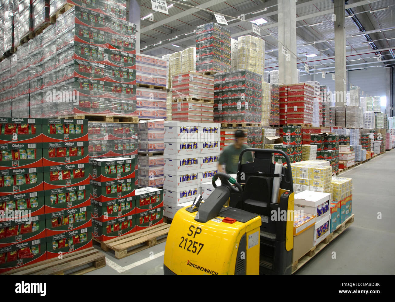 Edeka Logistic centre in Hamm, Germany Stock Photo