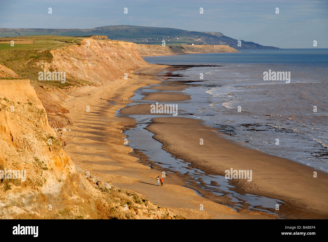Coastline in the Southwest of the Isle of Wight, near Brighstone