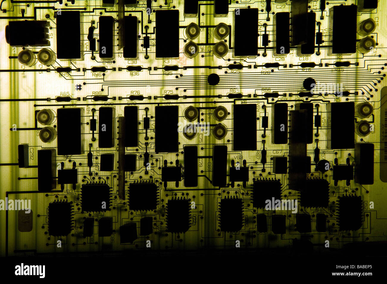 Printed circuit board Stock Photo