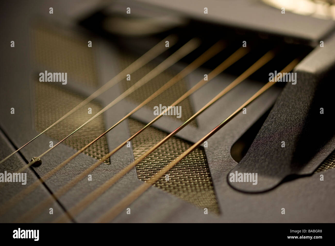 Part of a tricone resonator guitar Stock Photo Alamy