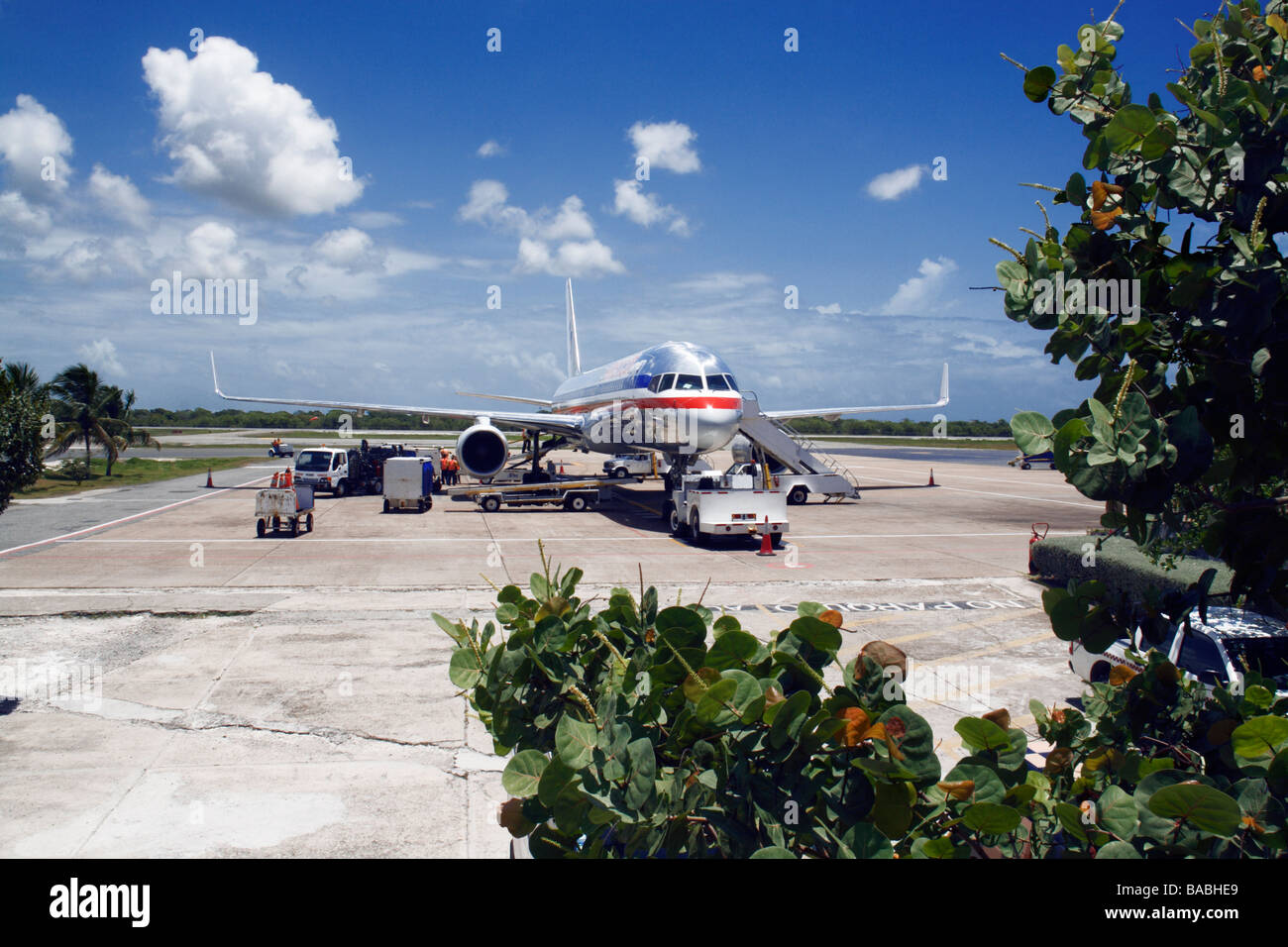 Flughafen von Punta Cana xxxxx Stock Photo