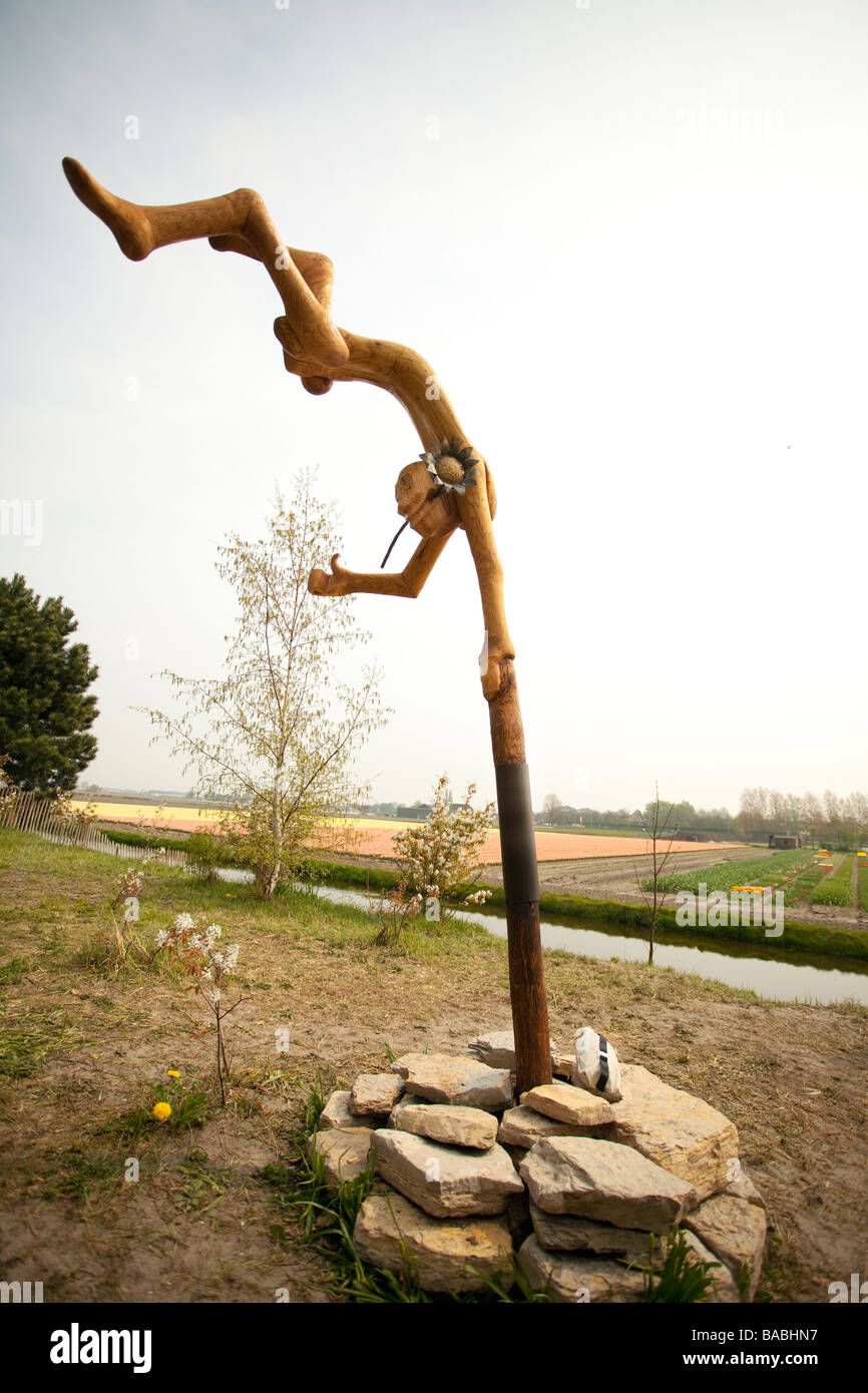 Sculpture of The Happy Tumbler in Keukenhof Park, Lisse, Netherlands. € 6.300.00 Stock Photo