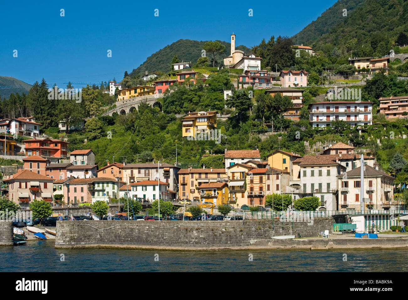 Comune of Argegno, Lake Como, Italy Stock Photo