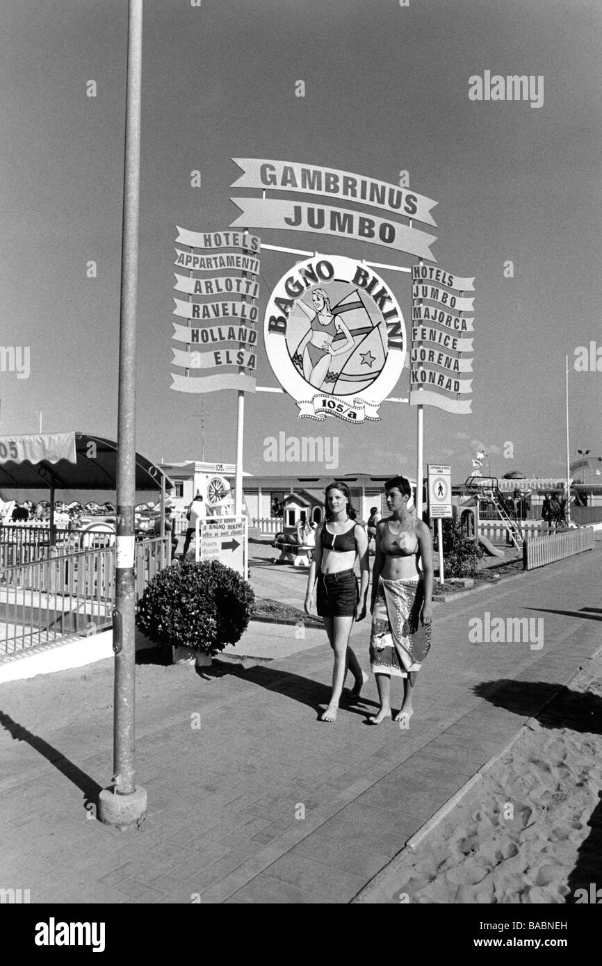 The Rimini beach Rimini Italy Stock Photo Alamy