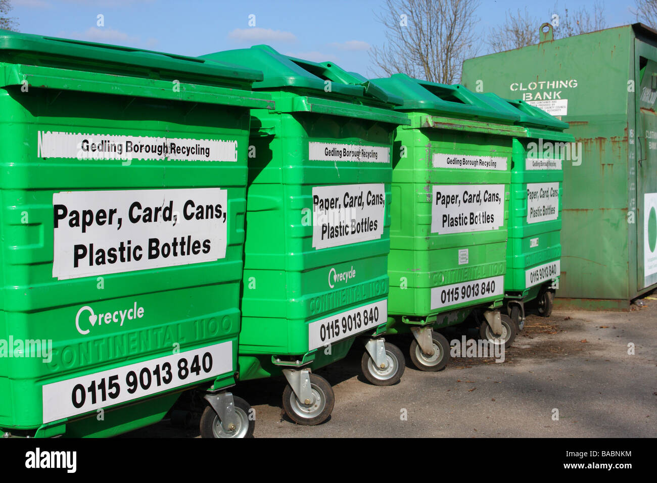 Recycling bins hires stock photography and images Alamy