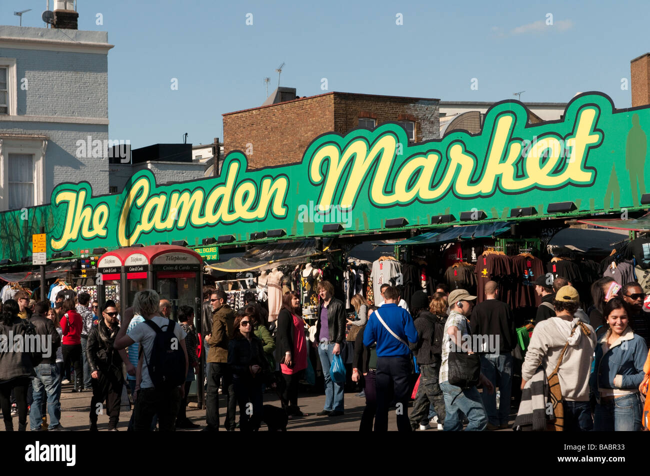 Camden Market, London England UK Stock Photo