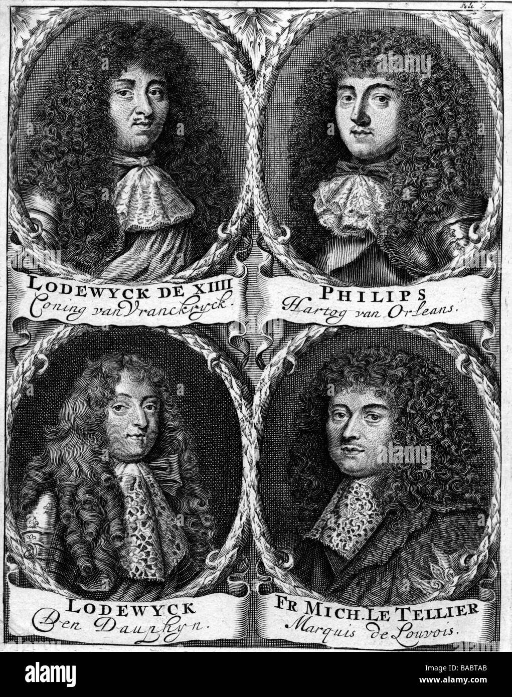 French history, Lodewijk de 14e, 1740-1741] Three volumes