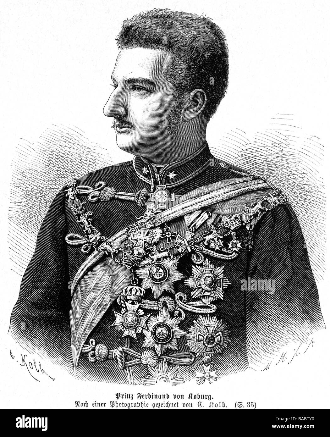 Prince of bulgaria 1887 1908 Black and White Stock Photos & Images Alamy