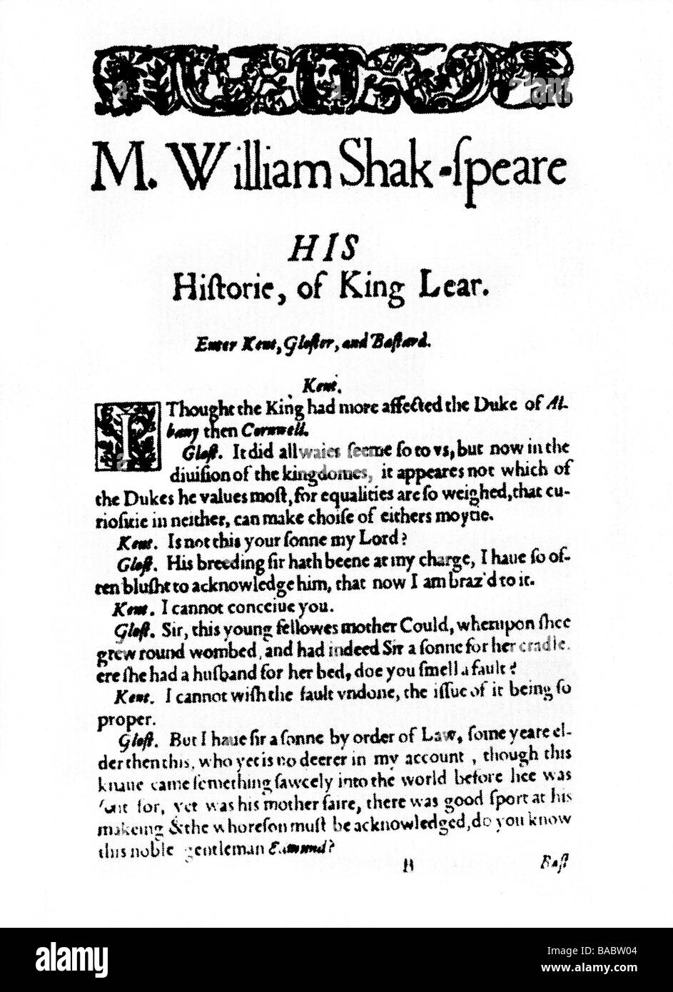 King Lear : modern English version side-by-side with full original text