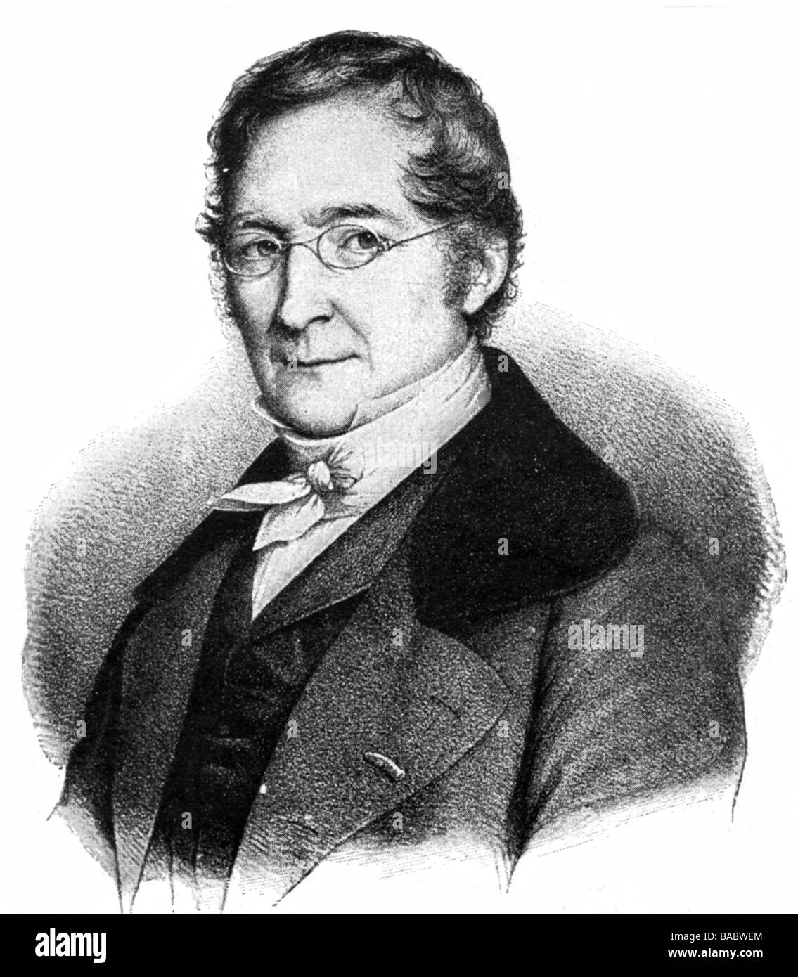 Gay-Lussac, Joseph Louis, 6.12.1778 - 9.5.1850, French chemist and physicist, portrait, lithograph, 19th century, , Stock Photo