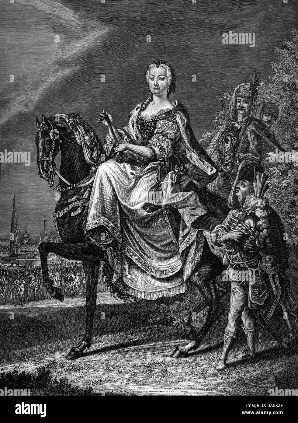 Maria theresia 13 5 1717 29 11 1780 holy hires stock photography and