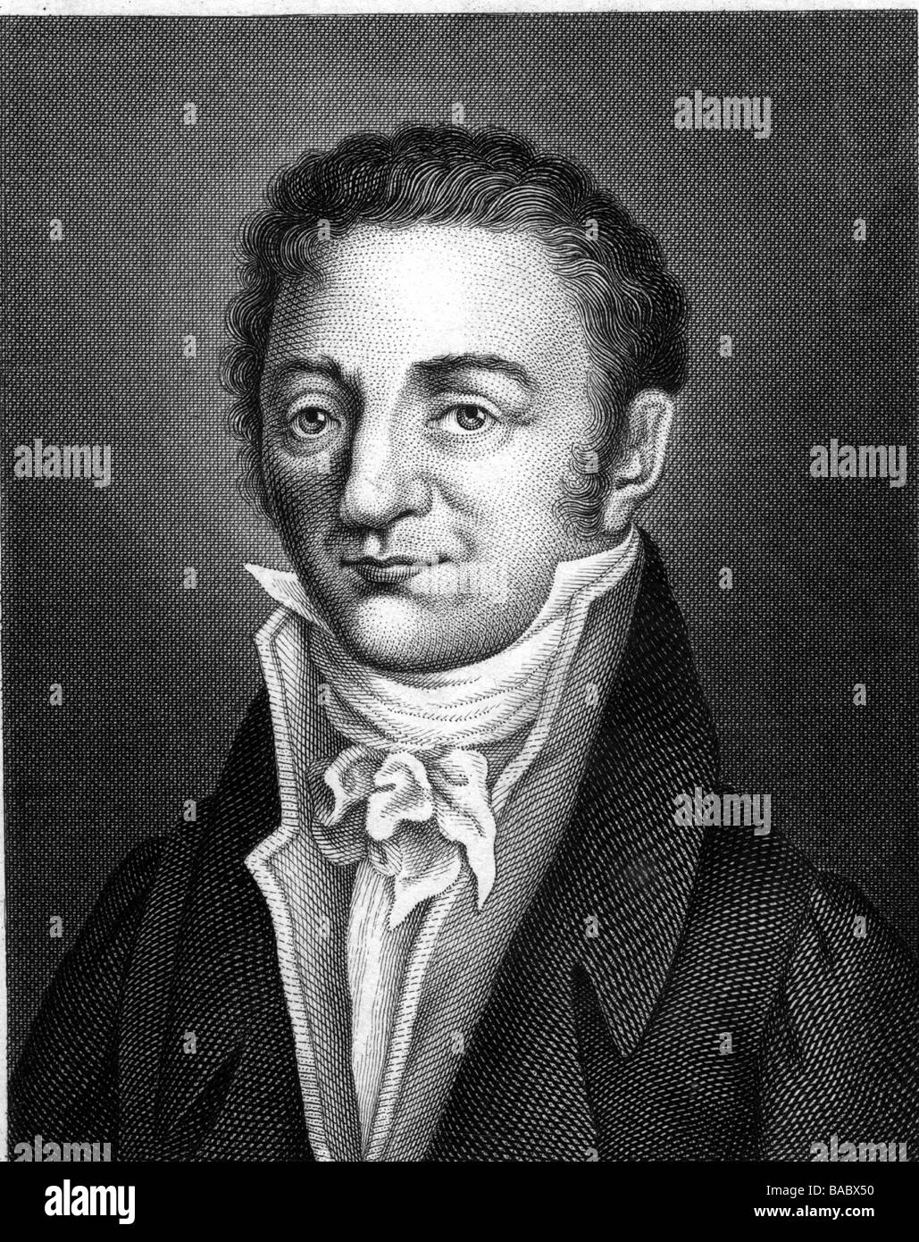 Gay-Lussac, Joseph Louis, 6.12.1778 - 9.5.1850, French chemist and physicist, portrait, steel engraving, 19th century, , Artist's Copyright has not to be cleared Stock Photo