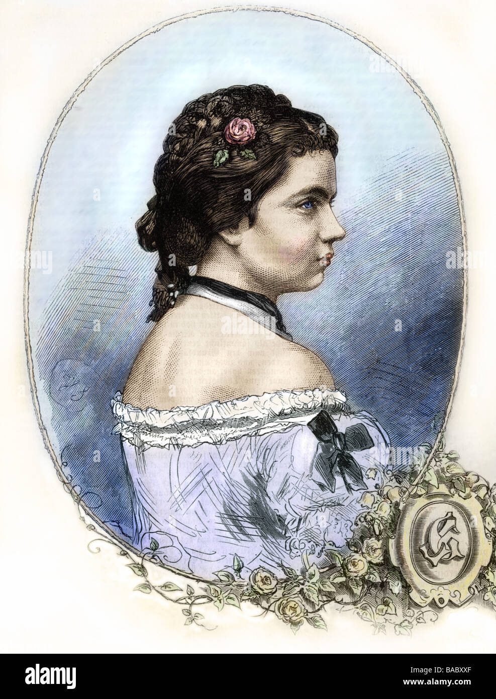 Gisela Louise, 12.7.1856 - 27.7.1932, Archduchess of Austria, , Stock Photo