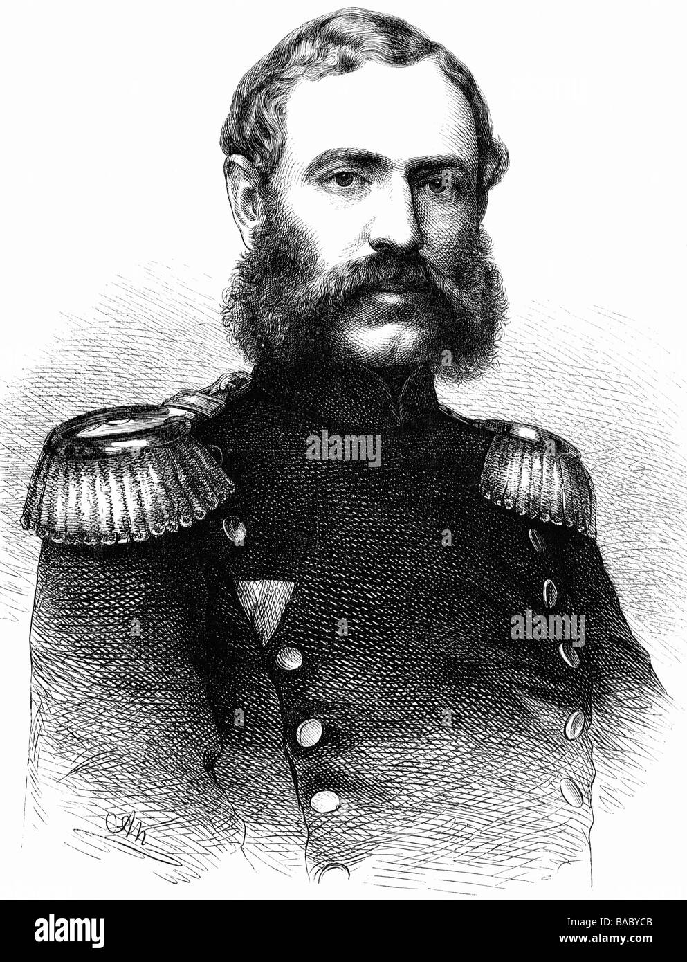 Albert I, 23.4.1828 - 19.4.1902, king of Saxony 29.10.1873 - 19.6.1902, portrait, wood engraving by Adolf Neumann (1825 - 1884), circa 1865, Stock Photo