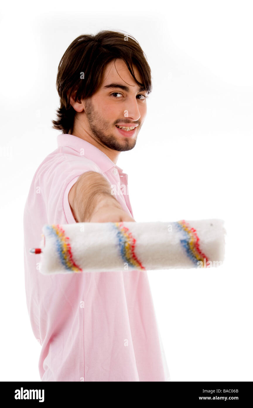 Back pose man paint roller hires stock photography and images Alamy