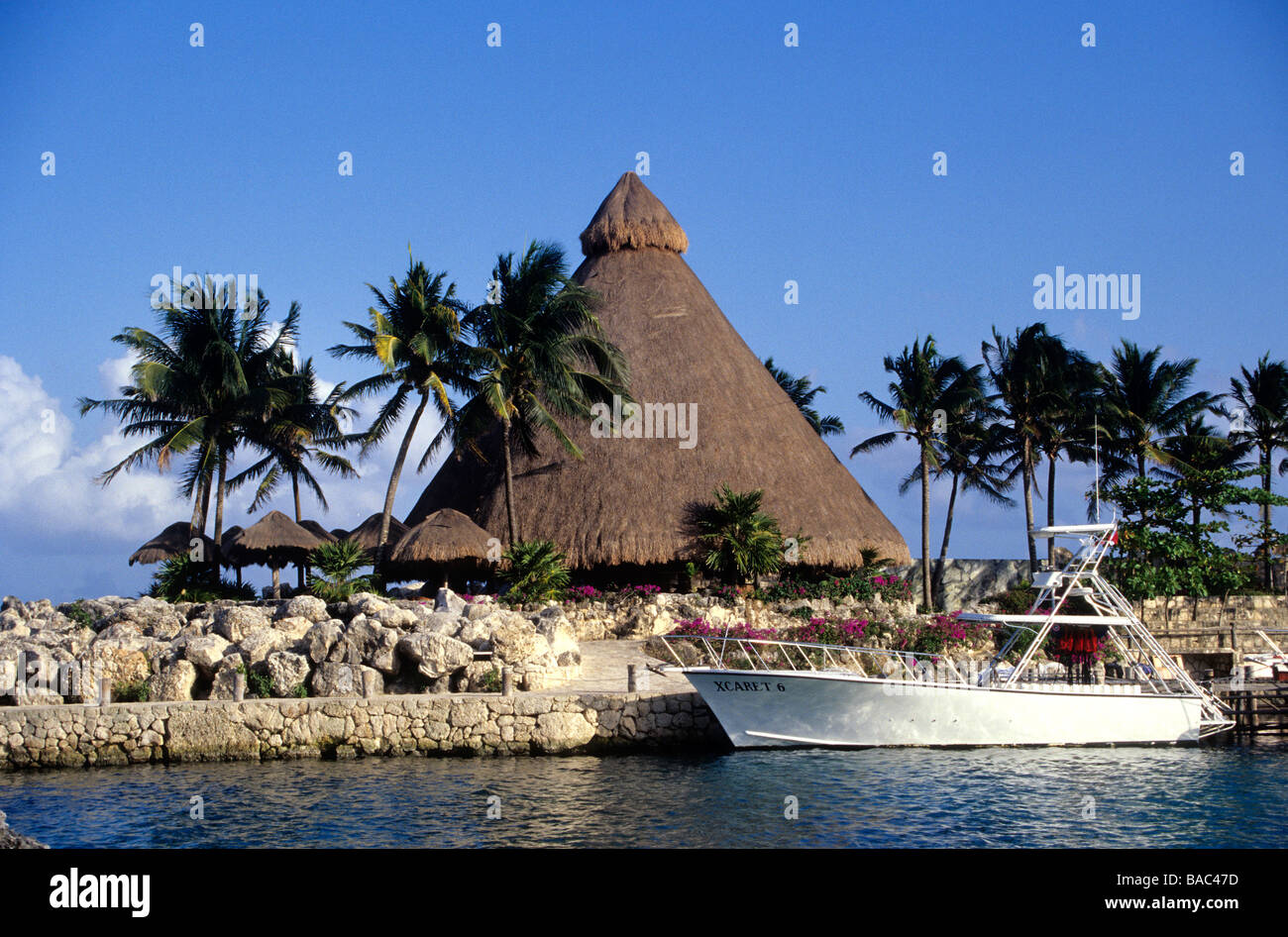 Mexico, Quintana Roo state, Riviera Maya, Xcaret Cancun Eco Park near the Playa del Carmen Stock Photo