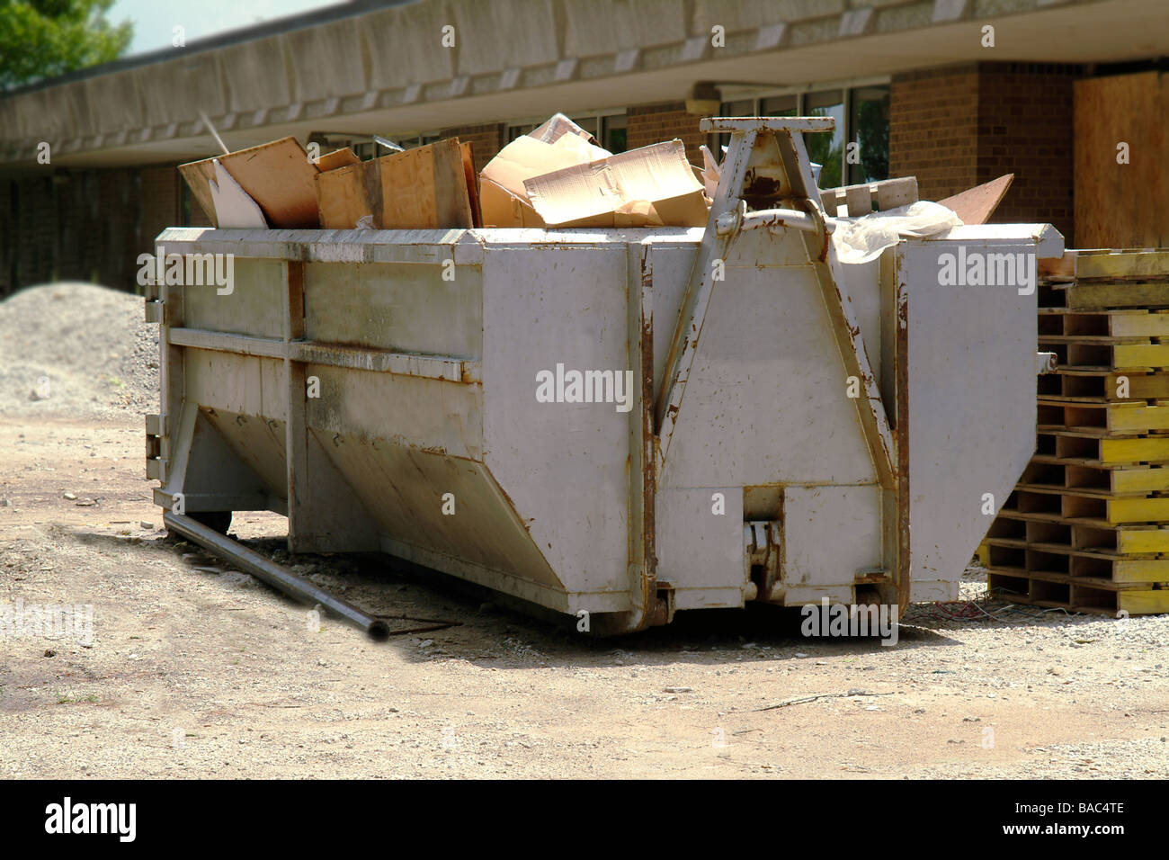 rubbish and garbage removal Stock Photo Alamy