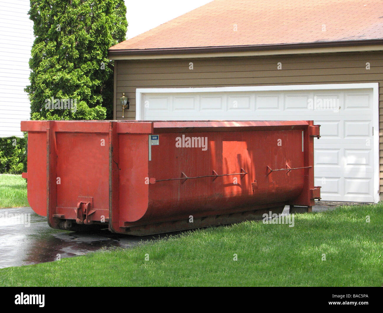 rubbish and garbage removal Stock Photo Alamy