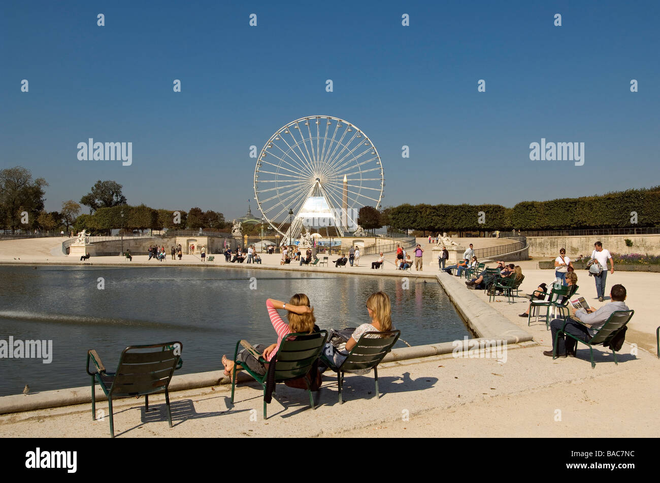 The western side of the jardin des Tuileries